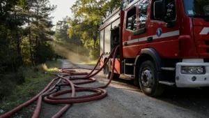 Ain : un départ de feu rapidement maîtrisé par les pompiers à Veyziat