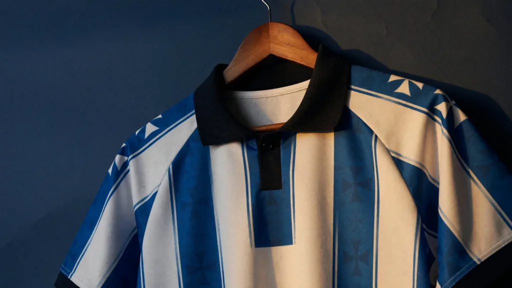 AJ Auxerre : le nouveau maillot 2026/2027 rend hommage au doublé de 1996