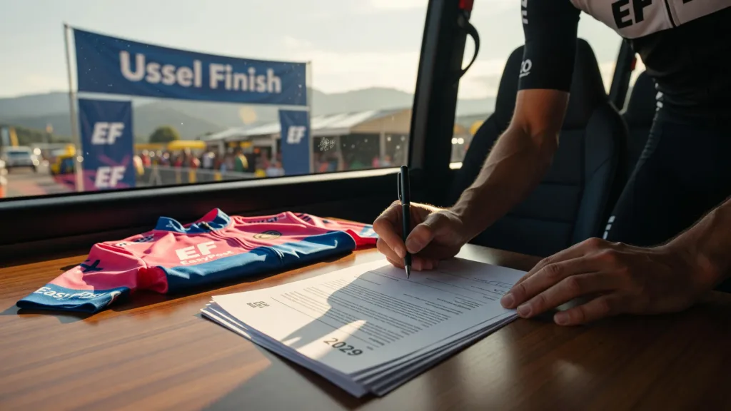 Alex Baudin prolonge chez EF Education jusqu'en 2029