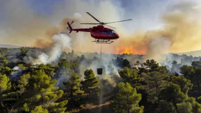 Alpes-Maritimes : 150 pompiers du SDIS 06 mobilisés contre le feu de Pontevès