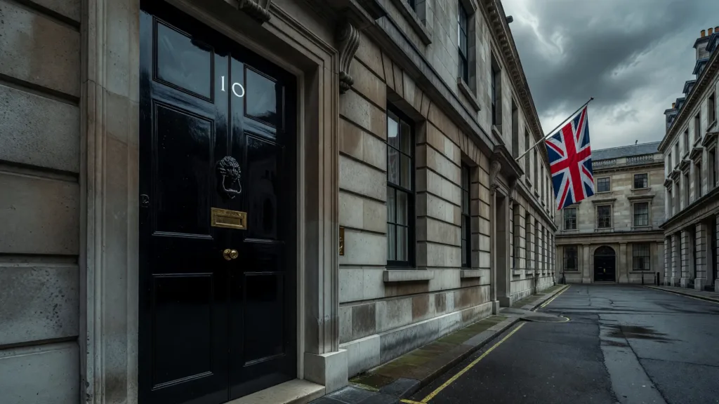 Andy Burnham, seul candidat travailliste, s'apprête à entrer à Downing Street