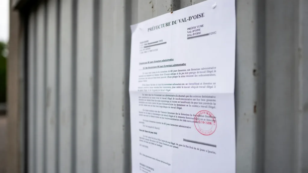 Argenteuil : deux garages fermés 60 jours pour travail illégal