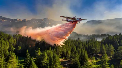 Ariège : journée intense pour les pompiers, avion bombardier mobilisé