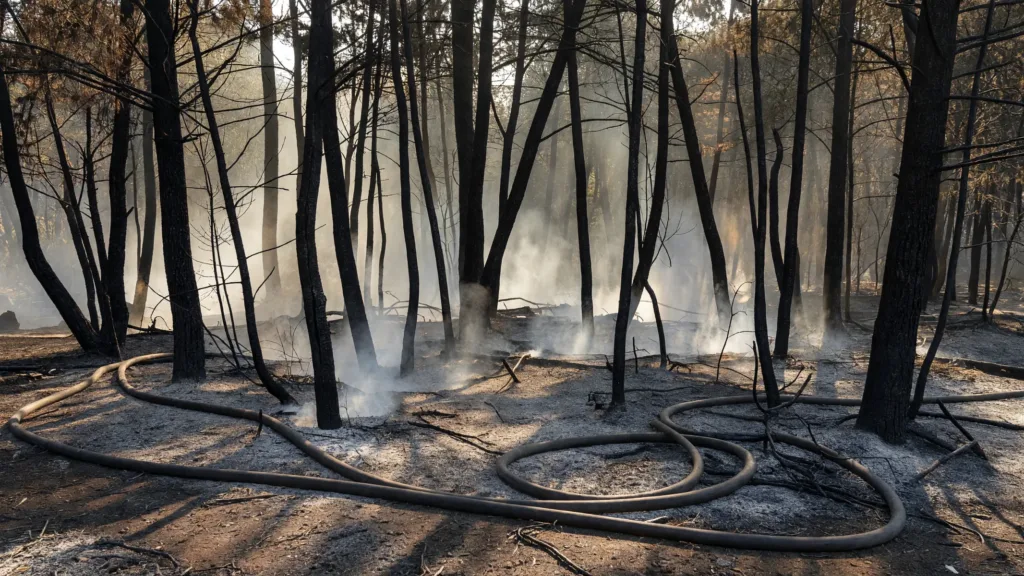 Arronnes : 3 000 m² de forêt brûlés, les pompiers maîtrisent l'incendie