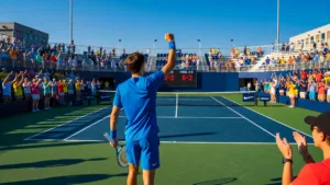 Arthur Gea en finale du Challenger de Granby