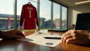 Arthur Vignaud signe son premier contrat professionnel avec le PSG jusqu&rsquo;en 2029