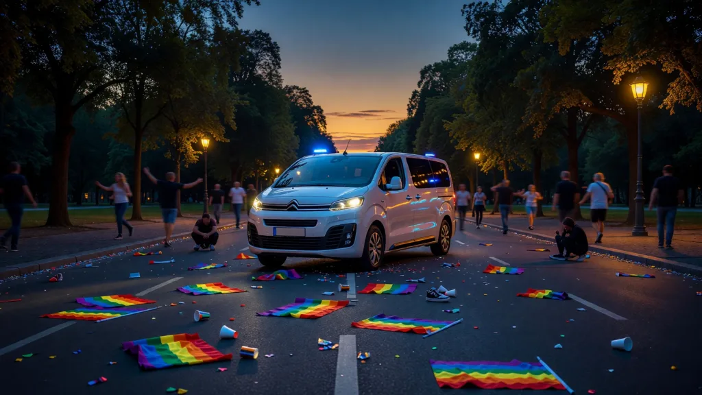Attaque au van a la Pride de Berlin : une femme tuee, 29 blesses, le suspect abattu
