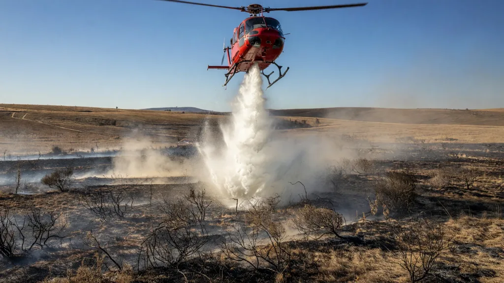 Aude : 3,5 hectares brûlés à Fanjeaux, 40 pompiers et hélicoptère mobilisés