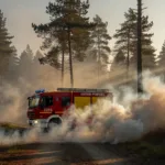 Aude : « On conduisait au milieu des flammes », six pompiers racontent Saumos