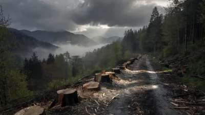 Ballon d&rsquo;Alsace : la colère monte après l&rsquo;abattage de 872 arbres pour le Tour de France