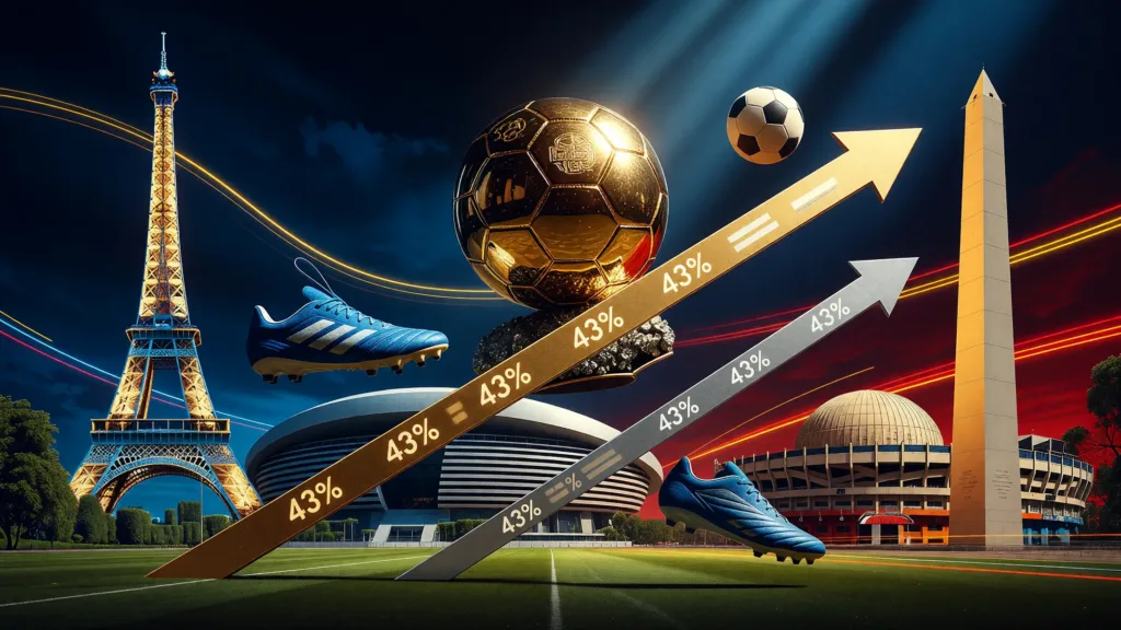 Ballon d'Or version Mondial : Mbappé favori à 43%, Messi juste derrière