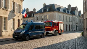 Bar-le-Duc : la Gendarmerie rend hommage aux pompiers après une intervention
