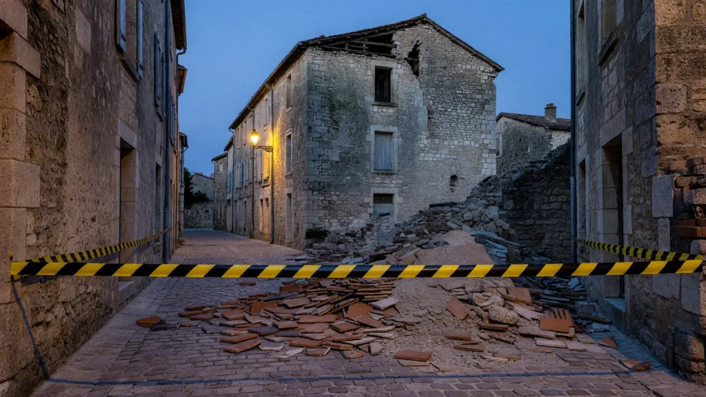 Bar-le-Duc : une maison menace de s'effondrer rue de Véel