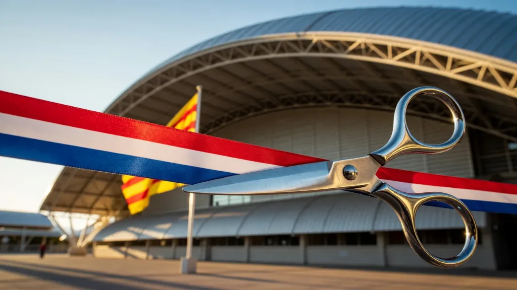 Barcelone : le centre de presse du Tour de France 2026 inauguré par Christian Prudhomme