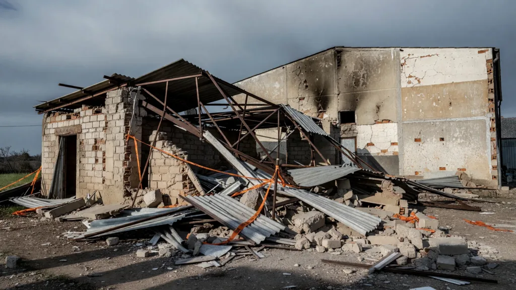 Barcelonne-du-Gers : une explosion de gaz détruit deux bâtiments, deux blessés légers