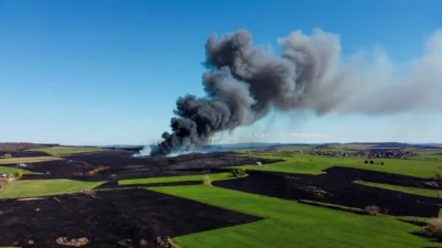 Belleville-sur-Loire : 25 ha de végétation et une grange détruits par un incendie