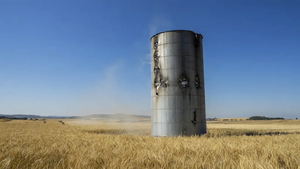 Benet : incendie d'un silo agricole en pleine canicule, 27 pompiers mobilisés
