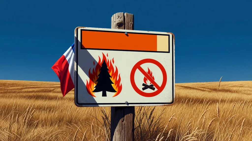 Bérat en vigilance orange après un incendie de 2,5 hectares