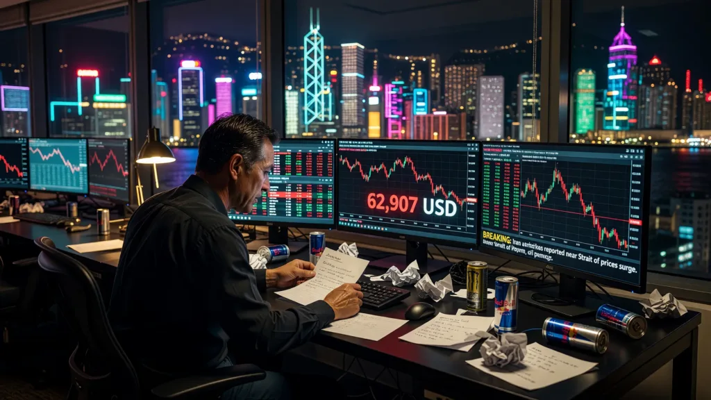 Bitcoin : chute à 62 000 dollars sur fond de tensions Iran-US