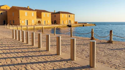 Bonifacio : les nouvelles bornes anti-bélier du Quai Comparetti en service