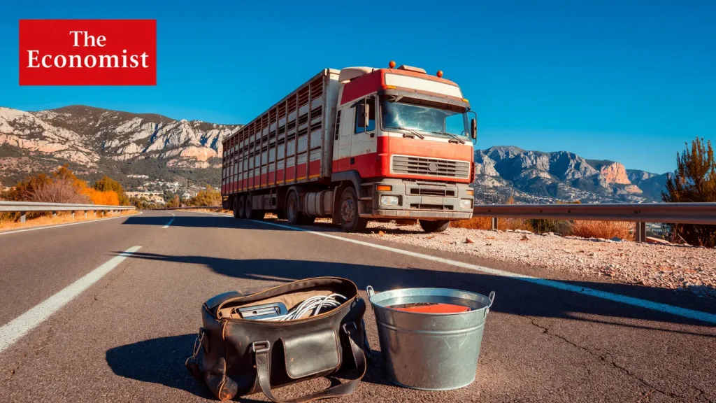 Bovins bloqués dans un camion en panne près de Nice : l’intervention des services vétérinaires
