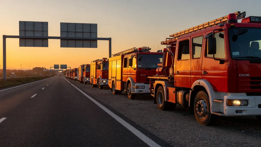 BSPP : 44 pompiers de Paris envoyés en renfort en Gironde