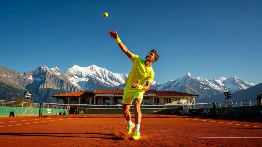 Bublik - Halys : duel de serveurs à 1 050 mètres d'altitude à Gstaad