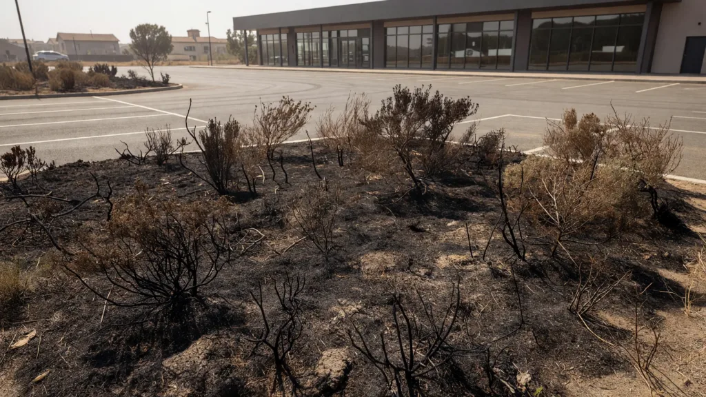 Cabestany : un feu de végétation de 600 m² maîtrisé près d'un Lidl