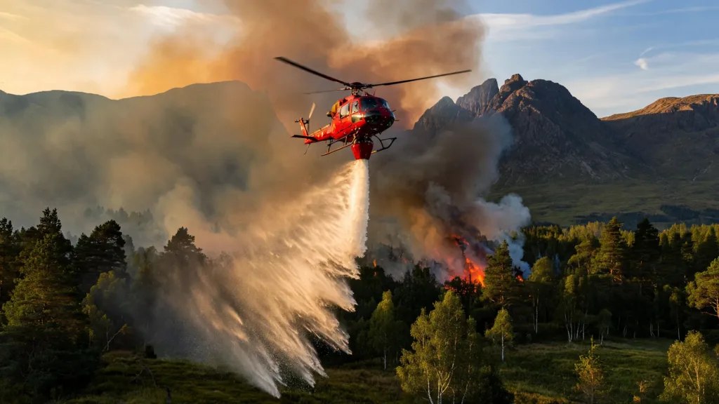 Cairngorms : un incendie majeur ravage l'Écosse depuis dix jours
