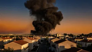 Caluire-et-Cuire : incendie, 200 évacués et explosions près du périphérique nord