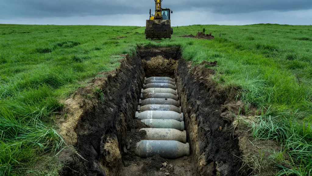 Calvados : 75 bombes d'entraînement de la Seconde Guerre mondiale découvertes lors de travaux de fibre à Verson