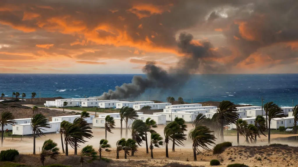 Canet-en-Roussillon : incendie ravage trois campings, 250 mobil-homes détruits