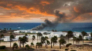 Canet-en-Roussillon : incendie ravage trois campings, 250 mobil-homes détruits