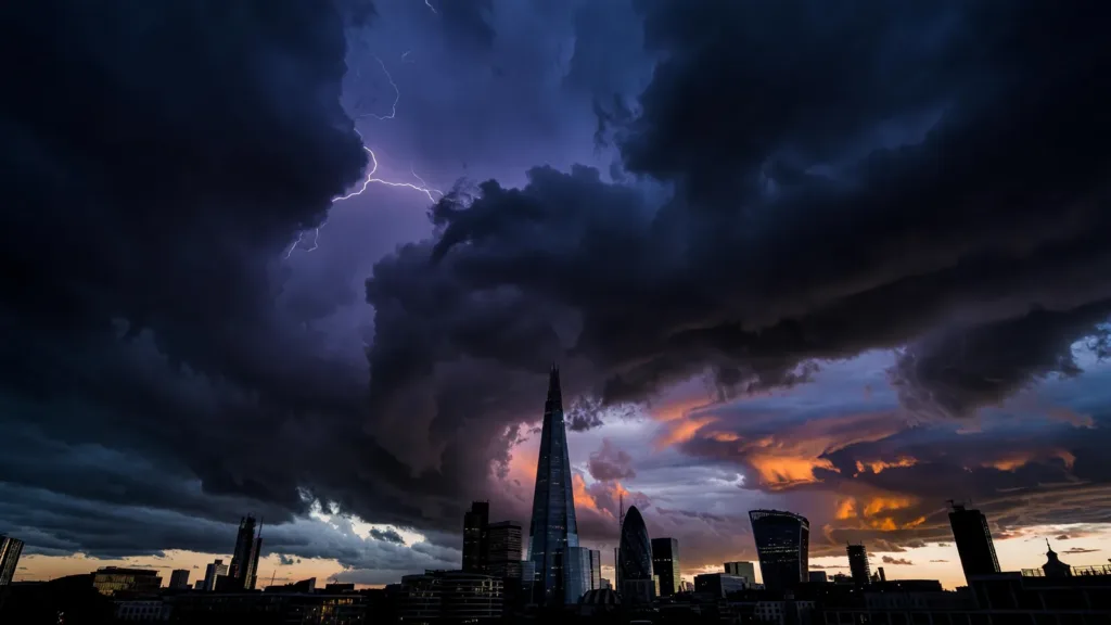 Canicule à Londres : 34 °C et alerte sanitaire, les orages attendus