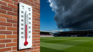 Canicule et orages : France – Paraguay a frôlé le report