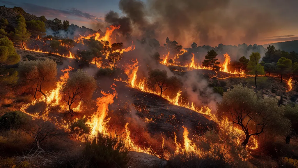 Canicule extrême et 115 feux de forêt : l'Algérie en état d'urgence