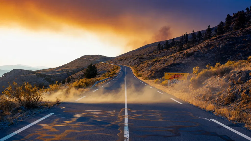 Canicule sur le Tour de France 2026 : incendie et 40°C à Foix
