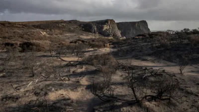 Cap Fréhel : 38 hectares brûlés, 600 ha sauvés après une nuit de lutte