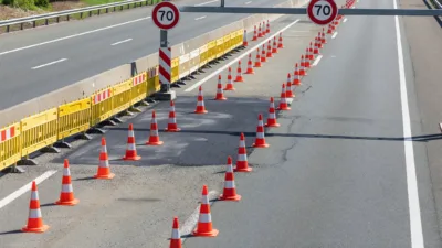 Castelsarrasin : collision sur l'A62 en zone travaux, trois blessés légers