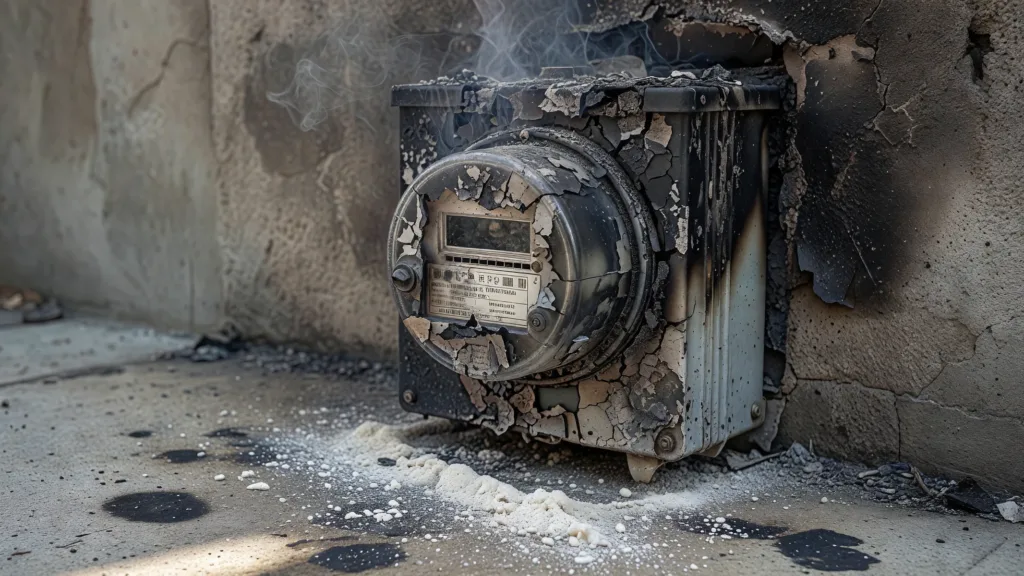 Castelsarrasin : incendie de compteur électrique, quatre évacués