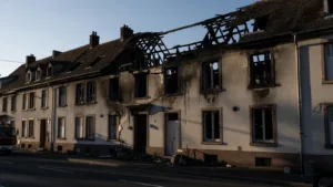 Cernay : un incendie nocturne prive cinq personnes de leur logement faubourg des Vosges