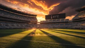 Chaleur extrême à Philadelphie : France-Paraguay sous 70°C ?