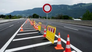 Chambéry : travaux sur la RN201 jusqu&rsquo;au 21 août, voie neutralisée