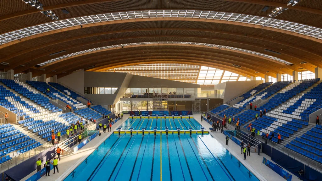 Championnats d'Europe de natation : le Centre aquatique de Saint-Denis retrouve sa configuration olympique