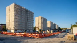 Chanteloup-les-Vignes : le préfet visite La Noé en pleine rénovation