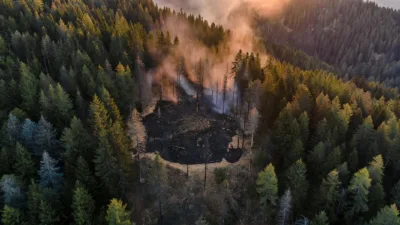 Chapelle-des-Bois : 4 hectares brûlés, 60 pompiers mobilisés