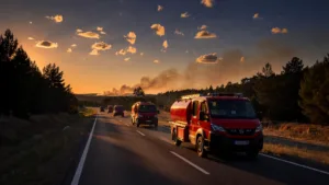 Charente-Maritime : 70 pompiers et 30 véhicules toujours en Gironde