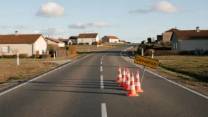 Châtellerault : la rocade RD 161 fermée après un accident, des déviations mises en place