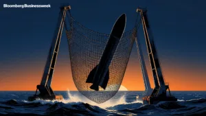 Chine : premier booster de fusée récupéré par un filet en mer
