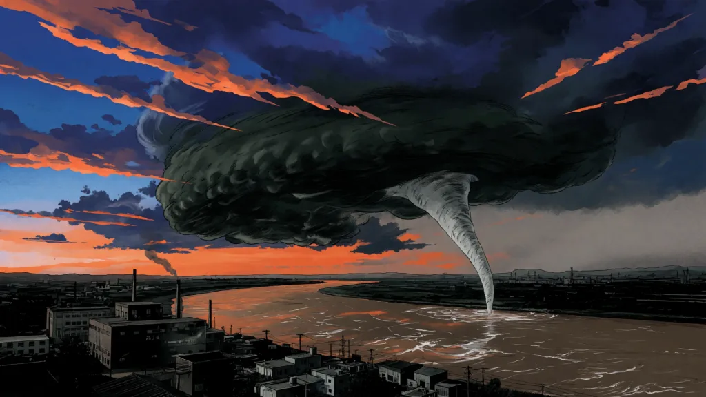 Chine : une tornade rare fait 11 morts dans le Hubei